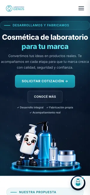 Laboratorio Genus en celular